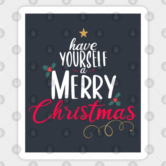 Have Yourself A Merry Christmas Tree Sticker by ShutterStudios